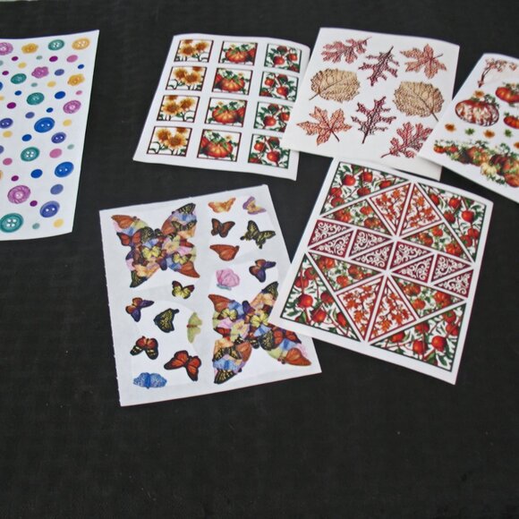 Creative Memories Stickers, Autumn, Butterfly, Buttons, ♥ - Picture 1 of 6